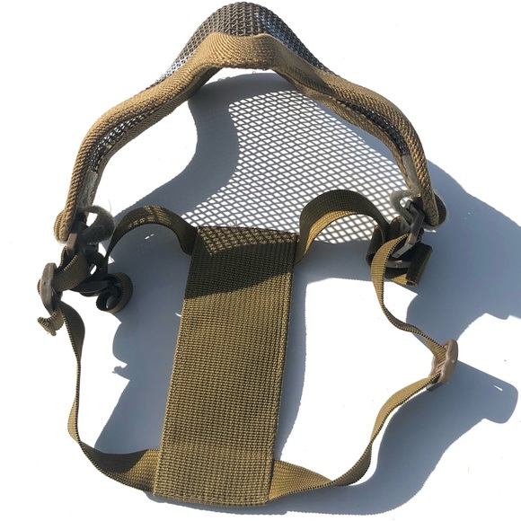 Airsoft Half Face / Throat Mesh Mask - Picture 4 of 14